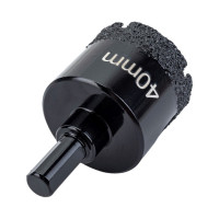 Коронка алмазная по керамограниту 40 мм PROFI 1/4 SKRAB 31140