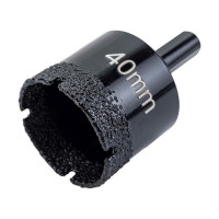 Коронка алмазная по керамограниту 40 мм PROFI 1/4 SKRAB 31140