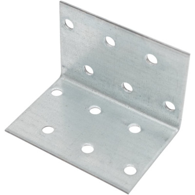 Крепежный равносторонний уголок РемоКолор KUR 2 мм, 40x40x60 мм 710-2046