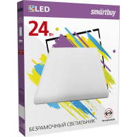 Светодиодный безрамочный светильник Smartbuy BDLS квадрат 24Вт/6500К SBL-BDLS-24-65K
