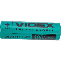 Аккумулятор Videx 21700 4000mAh без защиты VID-21700-4.0-NP