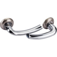 Ручка дверная алюминиевая матовый никель Вантаж V26D AL