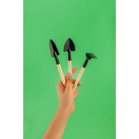 Набор садового инструмента для комнатных растений Greengo 3 предмета, 24 см, деревянные рукоятки 1221431