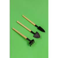 Набор садового инструмента для комнатных растений Greengo 3 предмета, 24 см, деревянные рукоятки 1221431