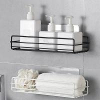 Полка для ванной ZDK Homium черный, 27x11x5.5 см shelf6black