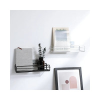 Полка для ванной ZDK Homium черный, 27x11x5.5 см shelf6black