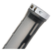 Грипсы JOY KIE MTB HL-G309, 130 мм, с 2 грипстопами, под шестигранник, черный/серебристый H000008039