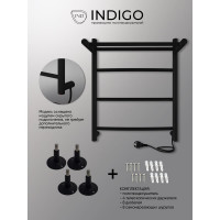 Полотенцесушитель INDIGO Arc с полкой (electro) 50/40 скрытый монтаж, универсальное подключение R/L LCAE50-40BRPR