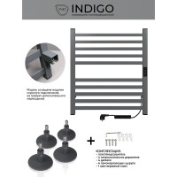 Полотенцесушитель INDIGO Attic electro 60/50 таймер, скрытый монтаж, универсальное подключение R/L LСLATCE60-50MGRt