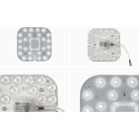 Светодиодный модуль со встроенным драйвером Apeyron 230В, 12Вт, smd2835, 1080Лм, 4000К, 105x105x22мм. 02-54