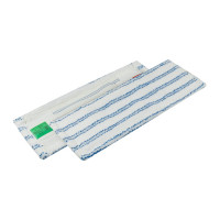 Плоский моп NV микрофибра, 50 см, мягкий абразив, крепление карман и ухо MFSO-M-50/C