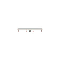 Душевой трап Татполимер ТП-55.1С-800 с горизонтальным выходом, сухой и гидро затвор 51042