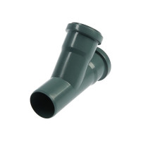 Тройник РемоКолор внутренняя канализация, серый, 45 градусов, 50 мм 141-139