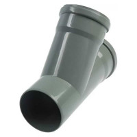 Тройник РемоКолор внутренняя канализация, серый, 45 градусов, 50 мм 141-139