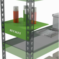 Дополнительная полка ООО Металекс для стеллажей Metalex, ширина 600 мм АСРМ60