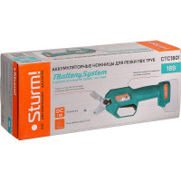 Аккумуляторные ножницы для резки ПВХ труб Sturm ! CTC1801