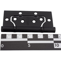 Универсальная петля ADDEN BAU 100x75x2.5 мм, без врезки, BUT BLACK 940000001574