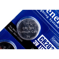 Батарейка General Lighting Systems GBAT-CR2025 кнопочная литиевая 5pcs/card (Рас.0) 800567