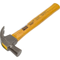 Молоток TRAMONTINA 40370/027 с изогнутым гвоздодером, 27 мм, рукоятка из твердого дерева Б0054511