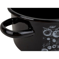 Цилиндрическая эмалированная кастрюля appetite Berry 1.5 л 1с15с/1 Berry