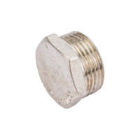 Латунная заглушка DOUBLE-LIN резьбовая н/р - 1" LL6164 (1")