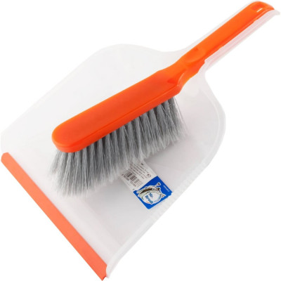 Сметка с совком MR Brush SPRING пластик, в ассортименте 3186