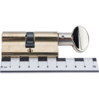 Цилиндровый механизм с вертушкой KALE KILIT 164 BM/62 (26+10+26) мм, латунь, 5 кл. 7696