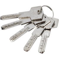 Цилиндровый механизм с вертушкой KALE KILIT 164 BM/62 (26+10+26) мм, латунь, 5 кл. 7696