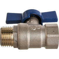 Шаровой кран RM ВР-НР 1/2, муфтовый, бабочка, Ду15 Ру30 11Б27п1 RML-12FMB