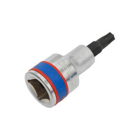 Насадка-бита торцевая с отверстием Torx T40, 60 мм, 1/2" KING TONY 402740