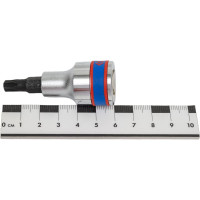 Насадка-бита торцевая с отверстием Torx T40, 60 мм, 1/2" KING TONY 402740