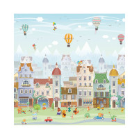 Фотообои ООО Ортограф Счастливый городок 2 2.99x3 м OF_34347