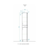 Колонна Style Line 360 (корзина) ЛС-00000194