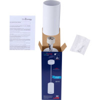 Подвесной светильник truEnergy с цоколем GU10 D55хН100мм алюминий белый 21320