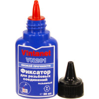 Фиксатор для резьбовых соединений, низкопрочный, анаэробный VINTANET VN201, 28 мл VN20128ML