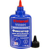 Фиксатор для резьбовых соединений, низкопрочный, анаэробный VINTANET VN201, 70 мл VN20170ML
