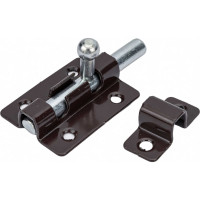 Прямоугольная задвижка СКОБЯНОЙ ШП-40 коричневый/цинк 002537