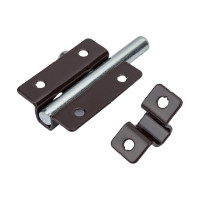 Прямоугольная задвижка СКОБЯНОЙ ШП-40 коричневый/цинк 002537