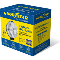 Противотуманные фары Goodyear GY-FL-02C H3, галогенные, универсальные, с лампами, круглые GY019009