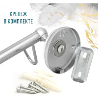 Кронштейн Solinne Blanco настенный, 3 крючка хром B-51108-3 2536.316