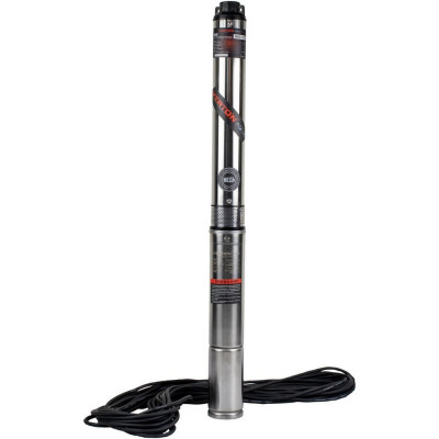 Скважинный многоступенчатый насос VERTON DW50/370V (370Вт,Qmax 35л/мин,Hmax 50м,d насоса 76мм, верх.забор) 01.13295.13322