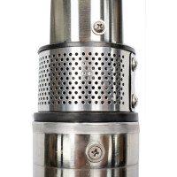 Скважинный многоступенчатый насос VERTON DW50/370V (370Вт,Qmax 35л/мин,Hmax 50м,d насоса 76мм, верх.забор) 01.13295.13322