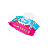 Влажные салфетки LAIMA Antibacterial, антибактериальные 120 шт., крышка-клапан 112497