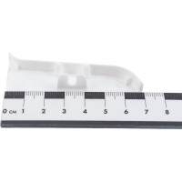 Торцевые заглушки для плинтуса IDEAL Классик 70 мм, 252 ясень белый К-П70-Тп-Ф1 252 ЯСН БЕЛ