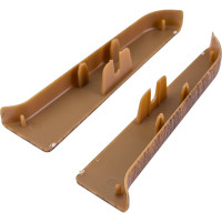 Торцевые заглушки для плинтуса IDEAL Классик 85 мм, 291 орех К-П85-Тп-Ф1 291 ОРХ