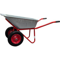 Двухколесная строительная тачка REDVERG RD-WB250RPU литое колесо 6665224