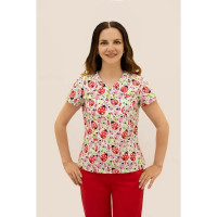 Женский блузон Tekca Line Джессика ЛАЙТ божьи коровки, р.48, рост 158-164 2000586033209