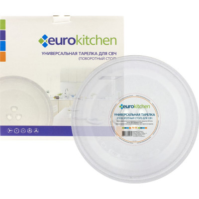 Универсальный поворотный стол-тарелка для СВЧ Eurokitchen 1 шт N-06