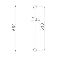 Душевая штанга AV Engineering AVSSS-055