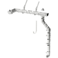 Кронштейн желоба DOCKE STANDARD (металлический; серый 7024) ZVTS-1045
